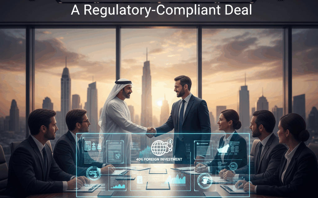 Facilitating a 40% Foreign Investment in a UAE Exchange House: A Regulatory-Compliant Deal
