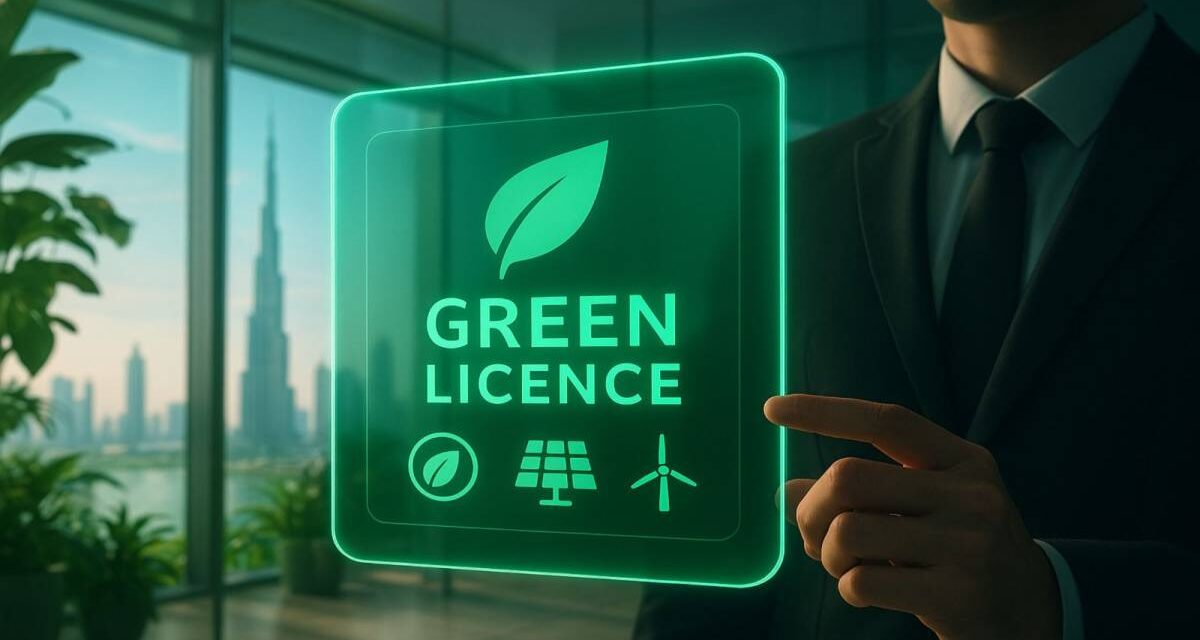 UAE Launches First “Green Licence” to Fast-Track Eco-Driven Businesses and Sustainable Innovation