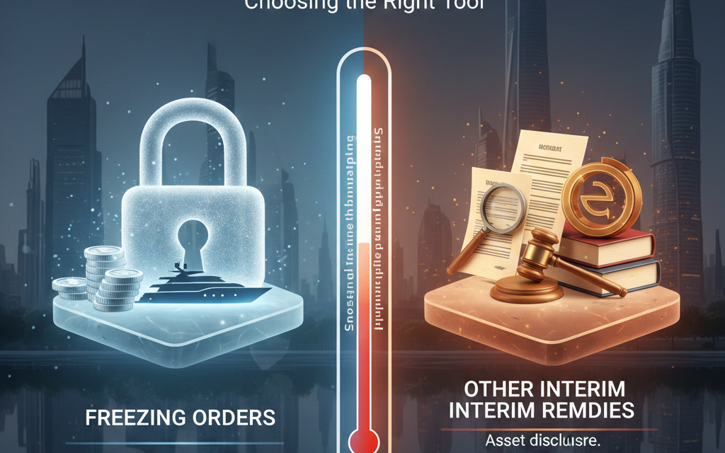 Freezing Orders vs Other Interim Remedies in ADGM: Choosing the Right Tool