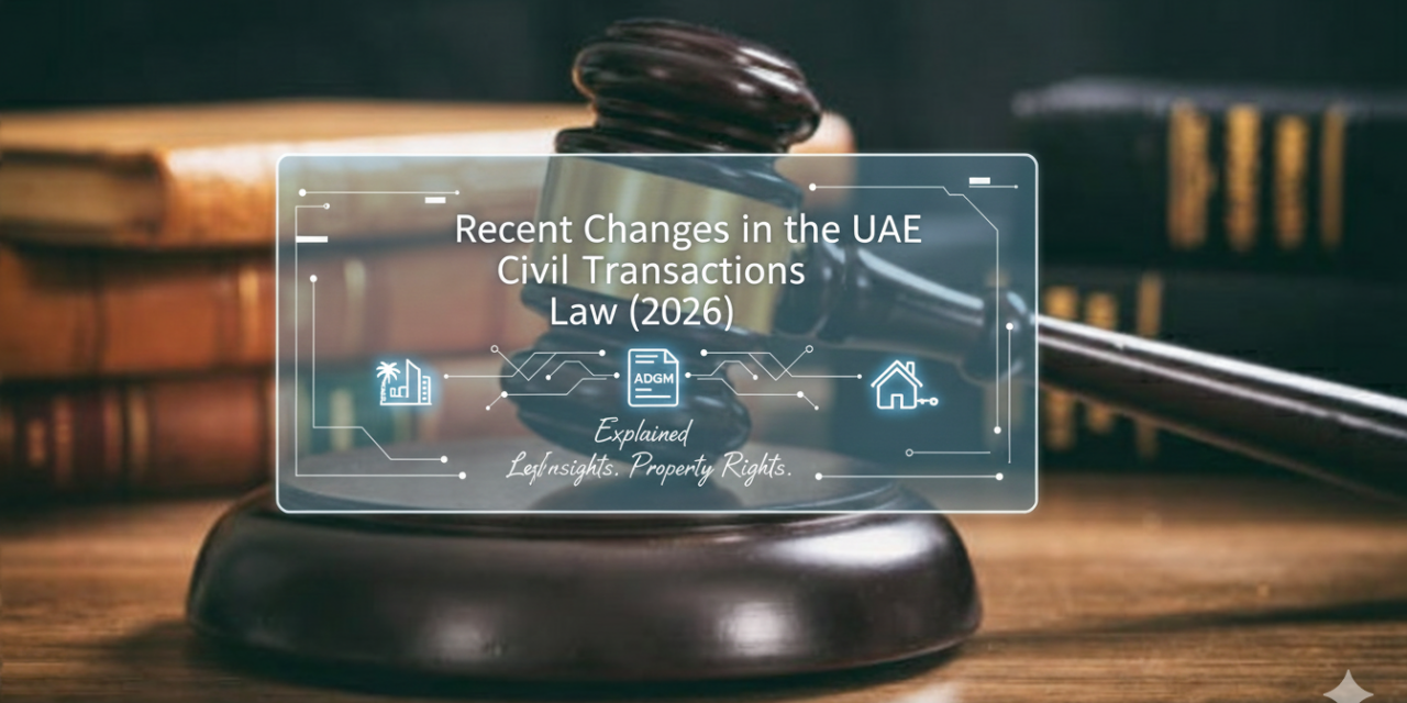 Recent Changes in the UAE Civil Transactions Law (2026): What it Means for Individuals, Families, and Businesses
