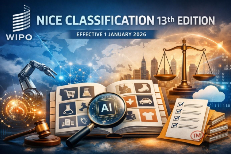 WIPO Nice Classification 13th Edition (Effective 1 January 2026): Key Changes, Impact on Trademark Filings, and Practical Guidance for Applicants