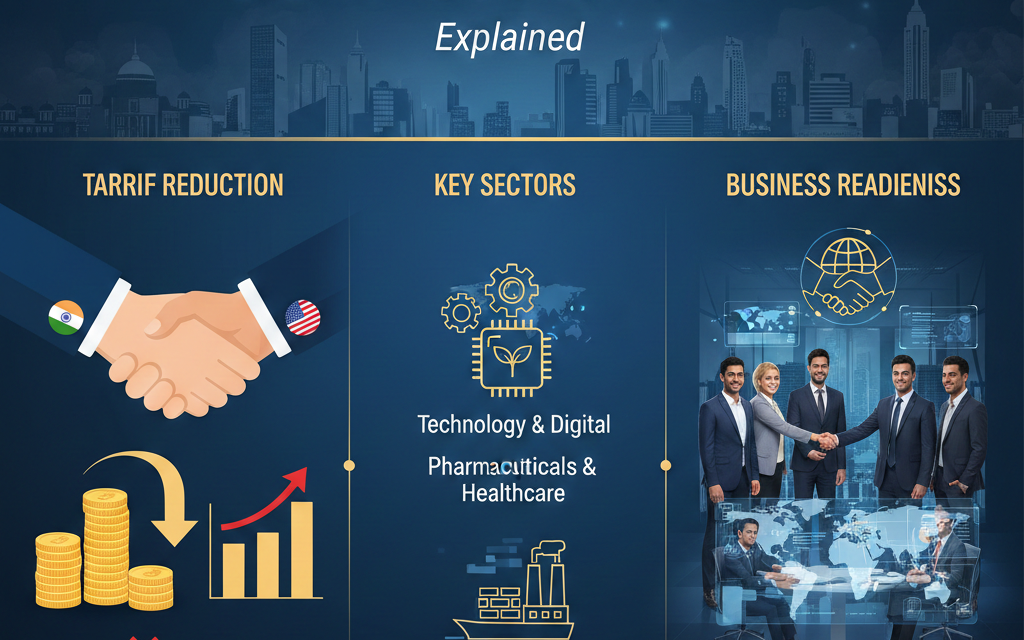 India–US FTA 2026 Explained: Tariff Reduction, Key Sectors, and Business Readiness