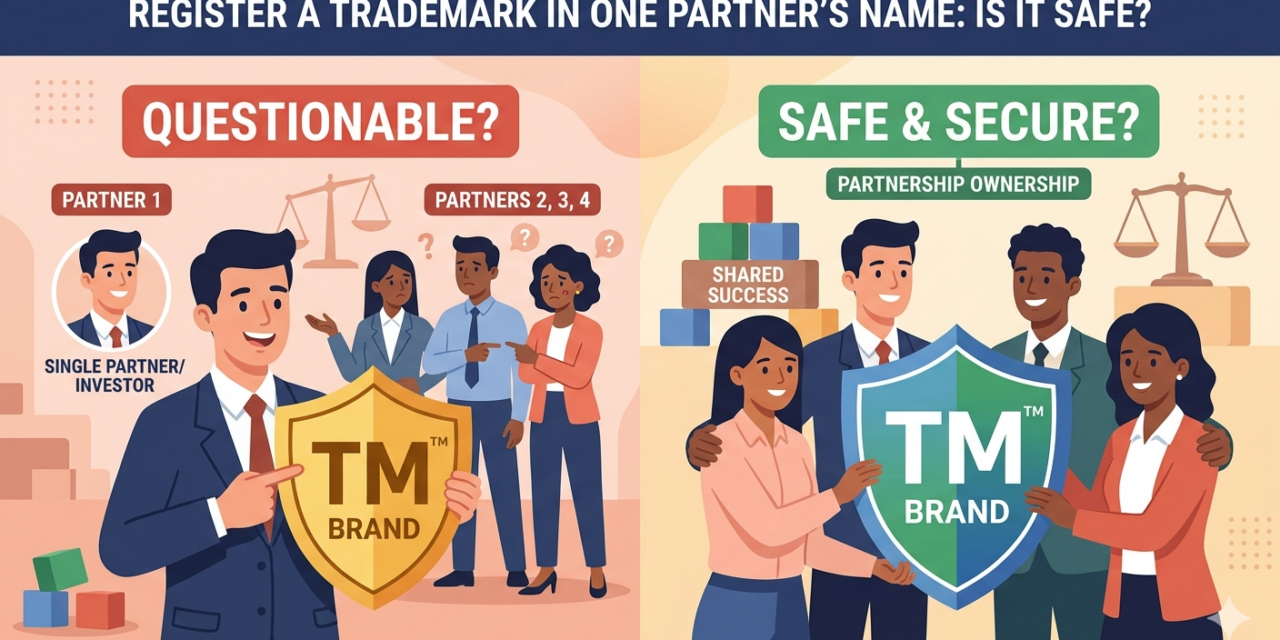 Is it Safe to Register a Trademark in the Name of One Partner or Investor?