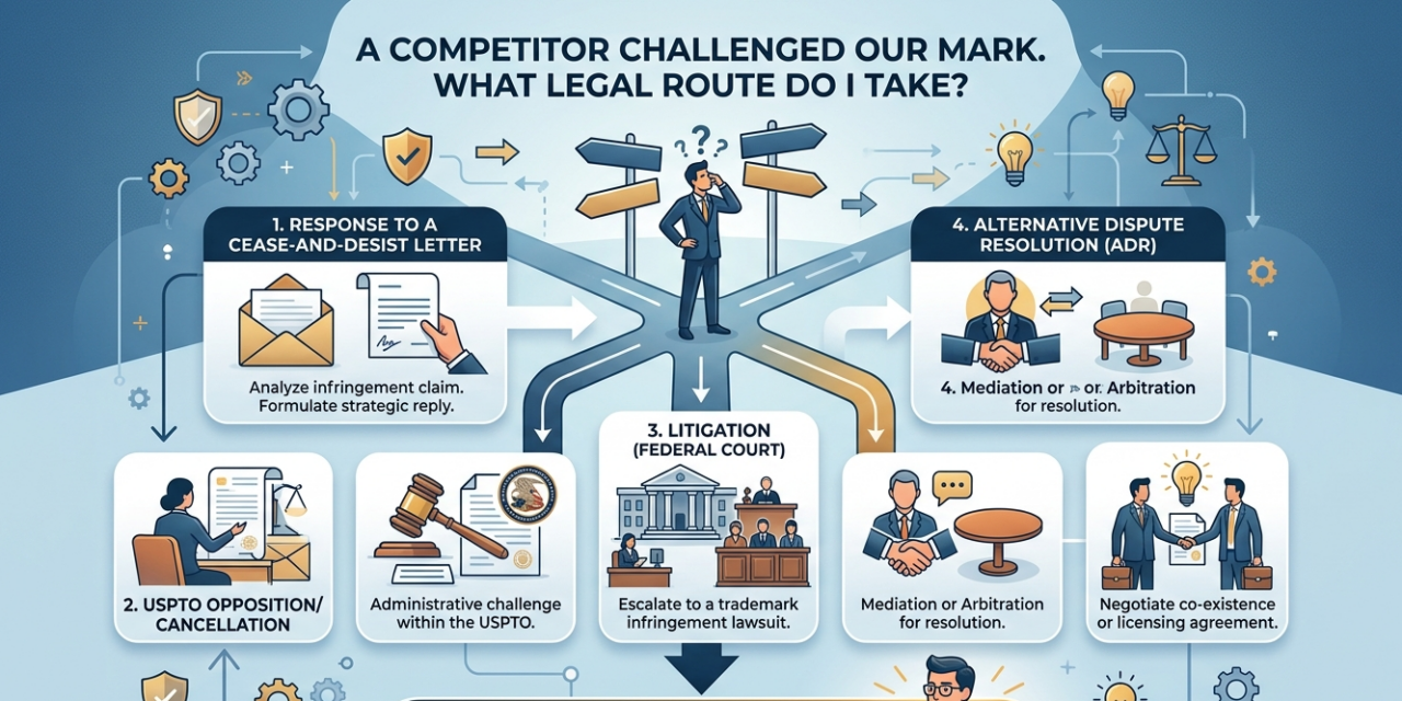 A Competitor Has Challenged Our Mark. What Legal Route Do I Take?