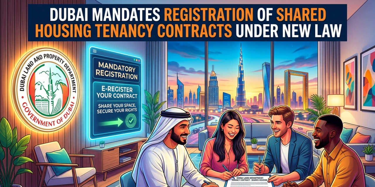 Dubai Mandates Registration of Shared Housing Tenancy Contracts Under New Law