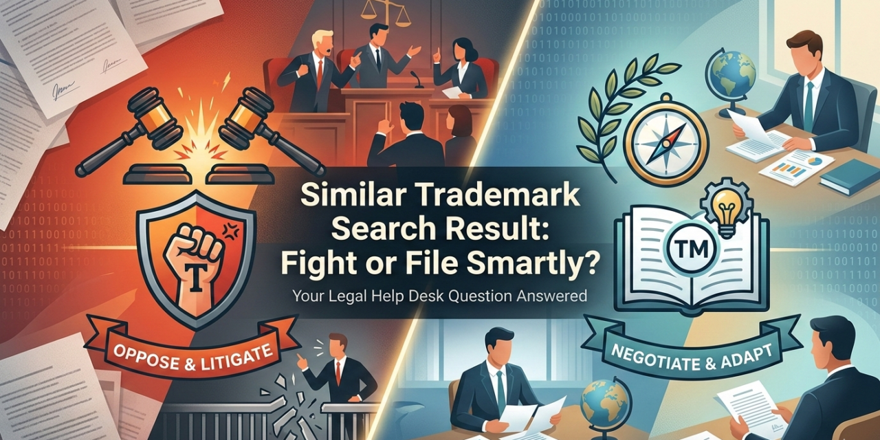 Our trademark search shows a similar mark; should I fight or file smartly?
