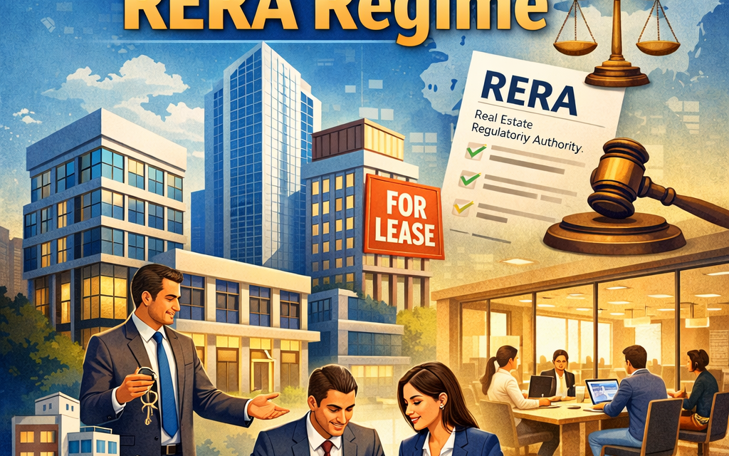 Commercial Real Estate, Corporate Leasing, and Co-Working Operations within the RERA Regime 