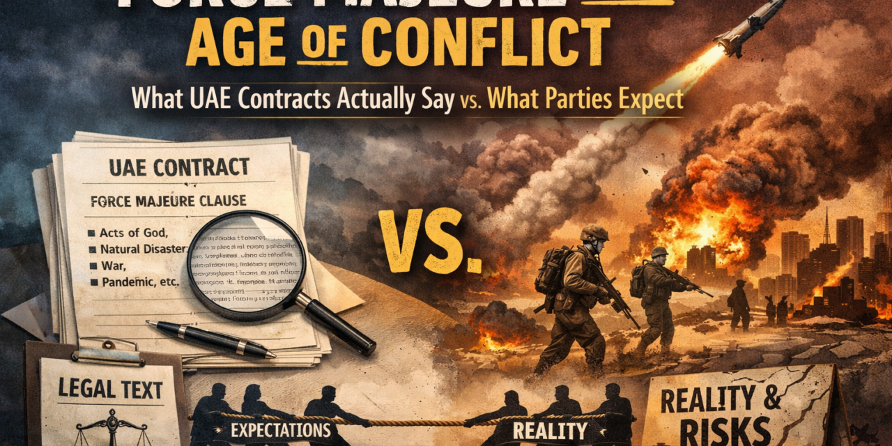 Force Majeure in an Age of Conflict: What UAE Contracts Actually Say vs. What Parties Expect