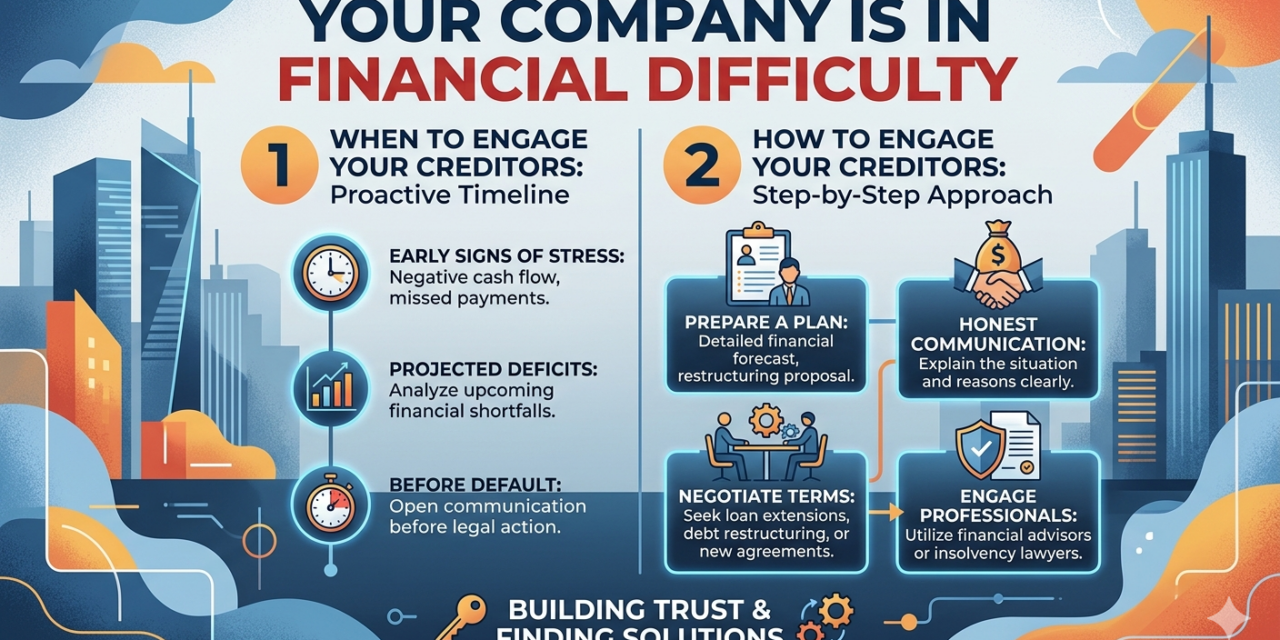 Your Company Is in Financial Difficulty — When and How to Engage Your Creditors